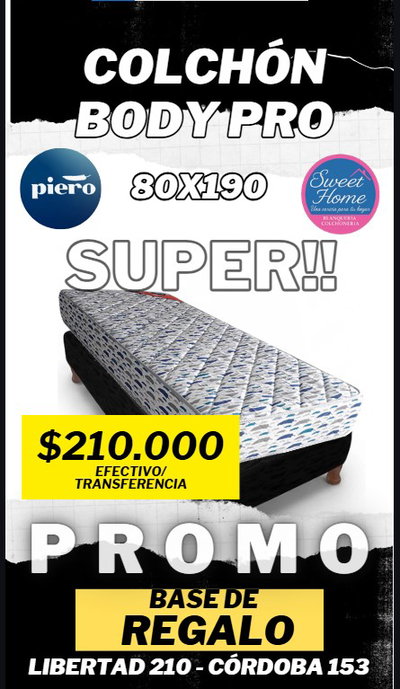 SUPER COMBO COLCHÓN + BASE SOMMIER