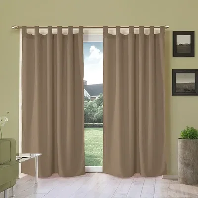 CORTINA TROPICAL LISO LARGA 210 CM