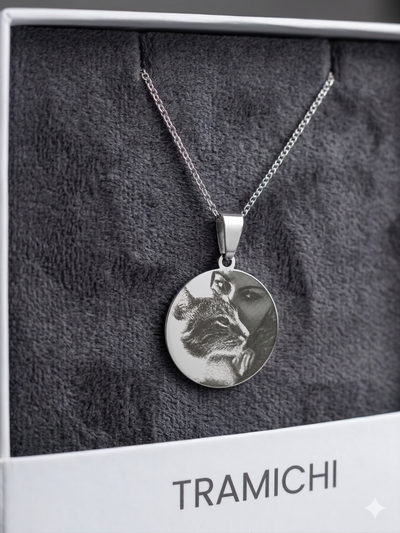 Collar con foto grabada 2.5cm