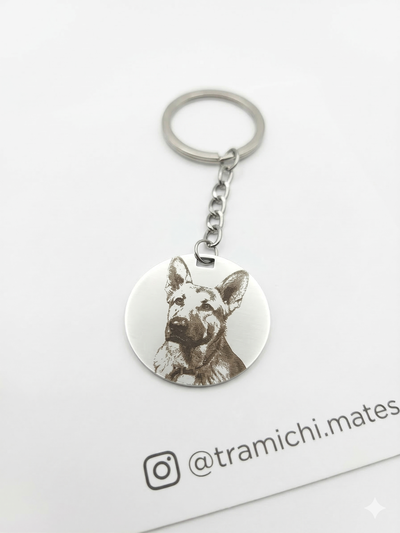 Llavero Circular con foto grabada