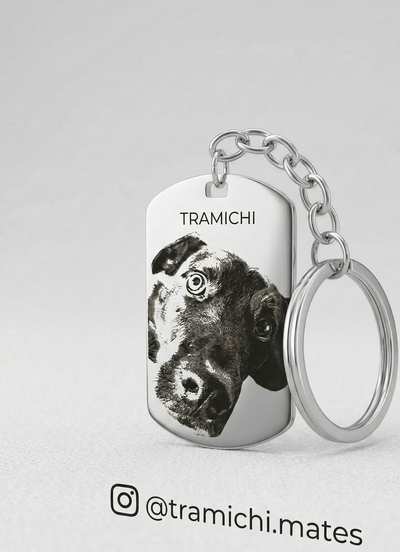 Llavero Rectangular con foto grabada