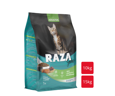 RAZA Gato Carne-Pescado-Arroz