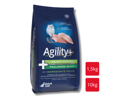 AGILITY Gato Plus Control de Peso 