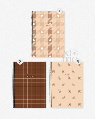 Línea Beige - Cuaderno A5