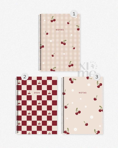 Línea Cherry - Cuaderno A4