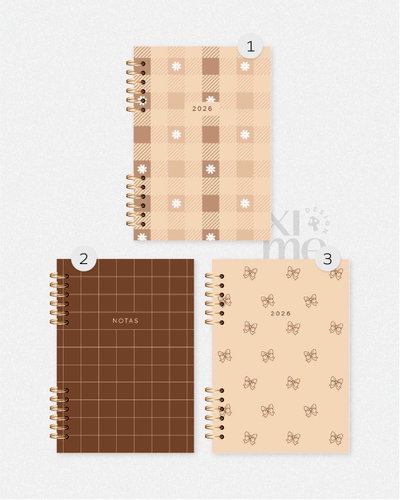 Línea Beige - Cuaderno A5