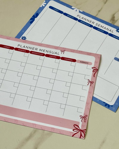 Planner imantado - Mensual