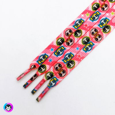 Cordón de zapatillas "CHICAS SUPERPODEROSAS" Cartoon Network- Licencia oficial