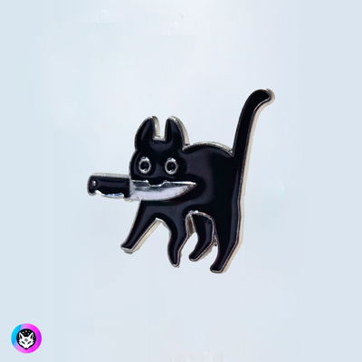 Pin "GATO CUCHILLO"