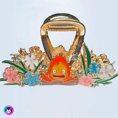 Gancho de pelo "CALCIFER 2" Castillo ambulante (METAL)