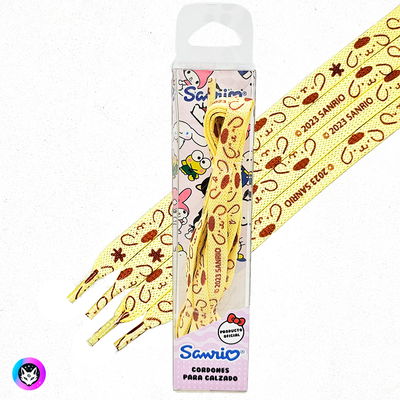 Cordón de zapatillas "POMPOMPURIN" Sanrio - Licencia oficial