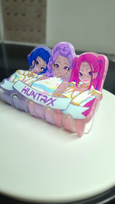 Gancho de pelo "HUNTRIX" Kpop Demon hunter (PLASTICO)