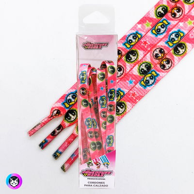 Cordón de zapatillas "CHICAS SUPERPODEROSAS" Cartoon Network- Licencia oficial