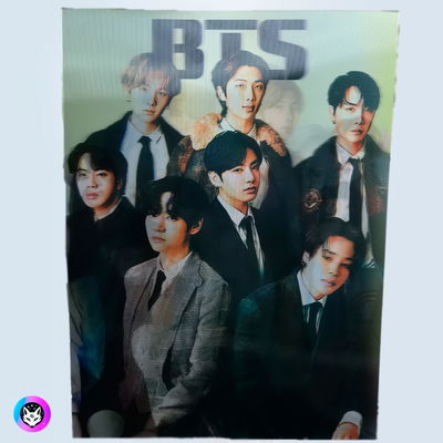 Poster lenticular A3  "BTS"