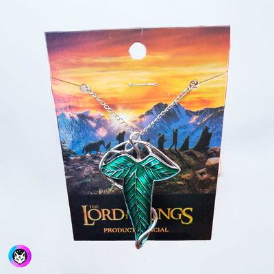 Collar/Pin "HOJA LORIEN" Producto licencia oficial LOTR