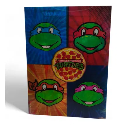 Poster Lenticular A3 Tortugas ninjas