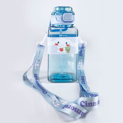 Botella cuadrada Cinnamoroll con correa