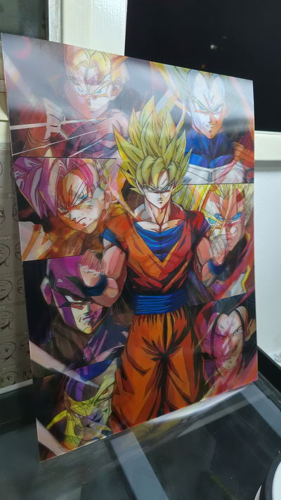 Poster lenticular A3  "GOKU"