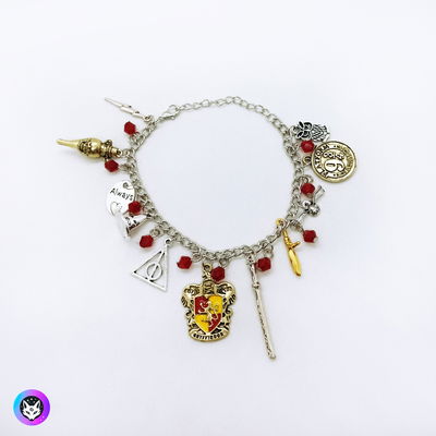 Pulsera dijes Gryffindor LICENCIA OFICIAL Harry Potter
