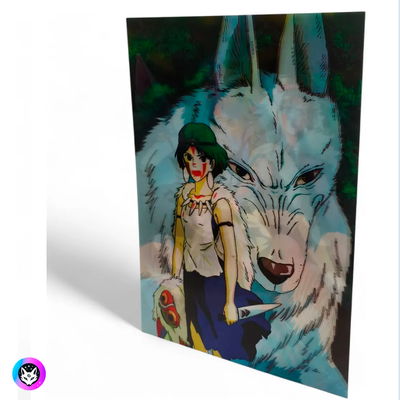 Poster lenticular A3  "PRINCESA MONONOKE"