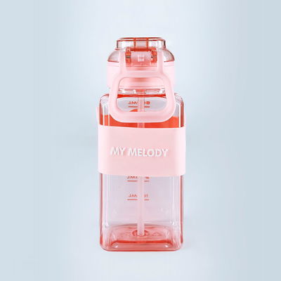 Botella cuadrada My Melody con correa