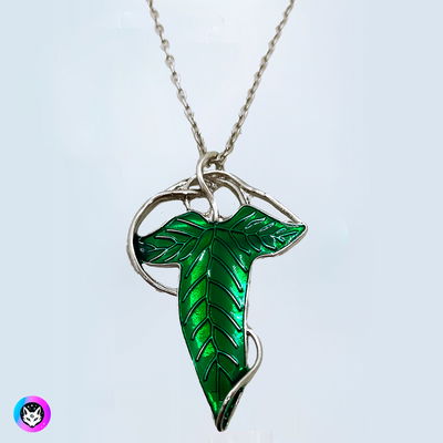 Collar/Pin "HOJA LORIEN" Producto licencia oficial LOTR