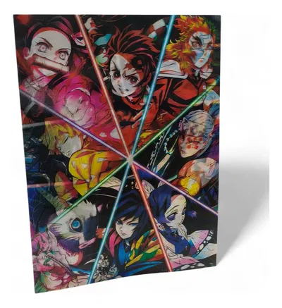 Poster lenticular A3  "DEMON SLAYER"