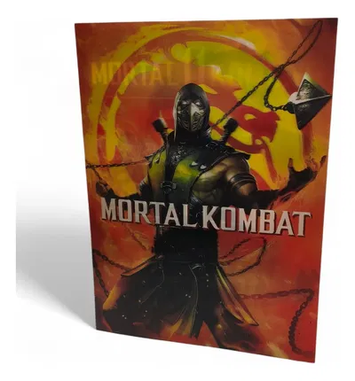 Poster lenticular A3  "MORTAL KOMBAT"