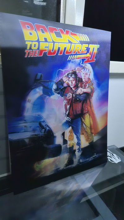Poster lenticular A3  "VOLVER AL FUTURO"