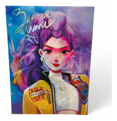 Poster lenticular A3  "Las guerreras K-pop"