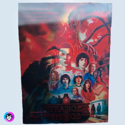 Poster lenticular A3  "STRANGER THINGS"