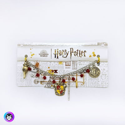 Pulsera dijes Gryffindor LICENCIA OFICIAL Harry Potter