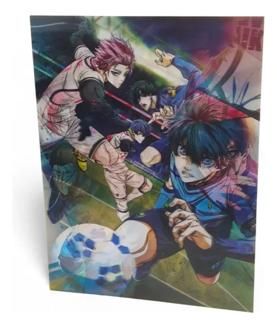 Poster lenticular A3  "BLUE LOCK"