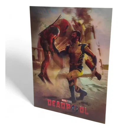 Poster lenticular A3 "DEADPOOL x WOLVERINE"