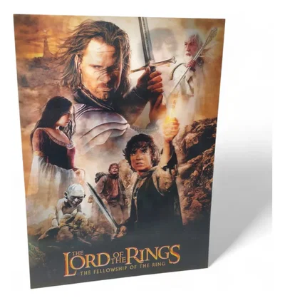 Poster lenticular A3 "SEÑOR DE LOS ANILLOS"