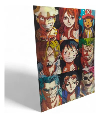 Poster lenticular A3  "ONE PIECE" 