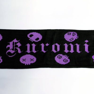 Bufanda  "KUROMI" - Licencia oficial SANRIO