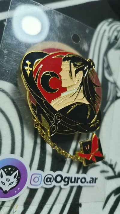 Pin Grande "GETO 2" Jujutsu Kaisen - Con cadena colgante