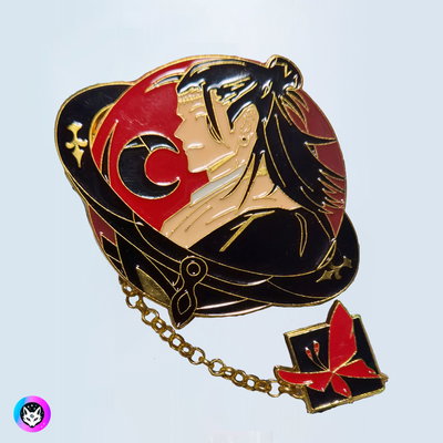 Pin Grande "GETO 2" Jujutsu Kaisen - Con cadena colgante