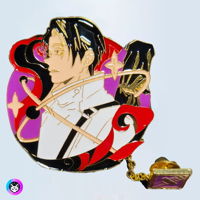 Pin Grande "YUTA" Jujutsu Kaisen - Con cadena colgante