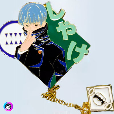 Pin Grande "TOGE INUMAKI" Jujutsu Kaisen - Con cadena colgante