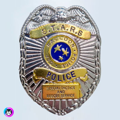 Pin Grande "RACCOON CITY SHERIFF" Resident Evil - 6x6cm
