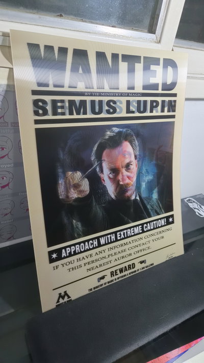 Poster lenticular A3 "WANTED" Sirius - Snape - Lupin