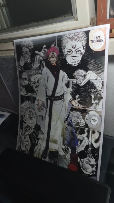 Poster lenticular A3 "JUJUTSU KAISEN" 1