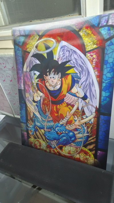 Poster lenticular A3 "GOKU ÁNGEL" Dragon ball
