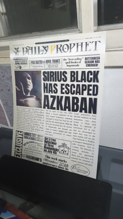 Poster lenticular A3 "AZKABAN"