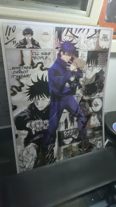 Poster lenticular A3 "JUJUTSU KAISEN" 1