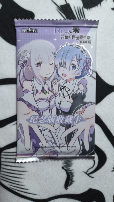 Booster "RE:ZERO"  - Cartas coleccionable OFICIALES CARDFUN