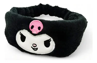 Vincha Skincare "KUROMI" - Licencia oficial SANRIO