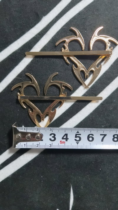 Pack Clip "CORAZON" x2 unidades